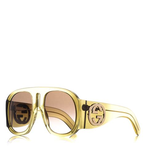 gucci oversize web trimmed sunglasses|oversized gucci sunglasses for women.